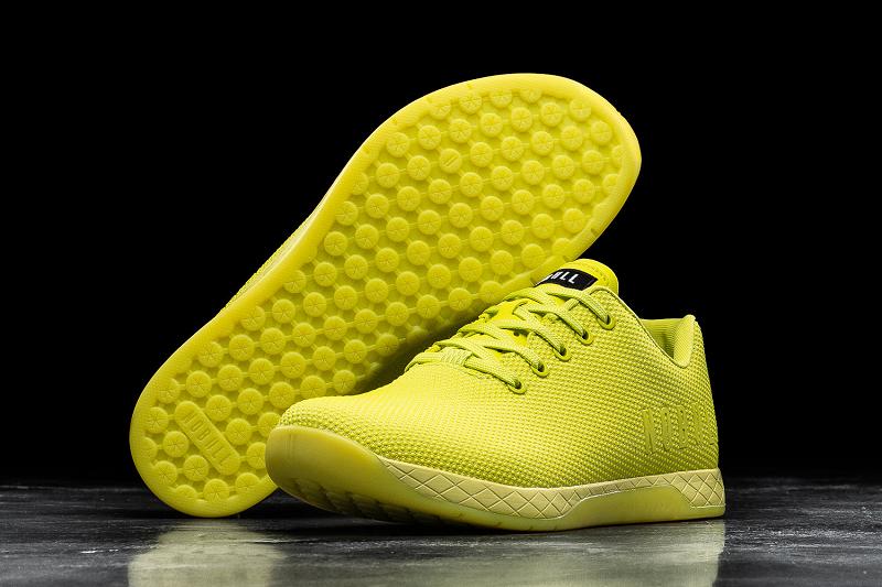 Nobull Neon Lime Men's Trainers Light / Green | USA S1468G